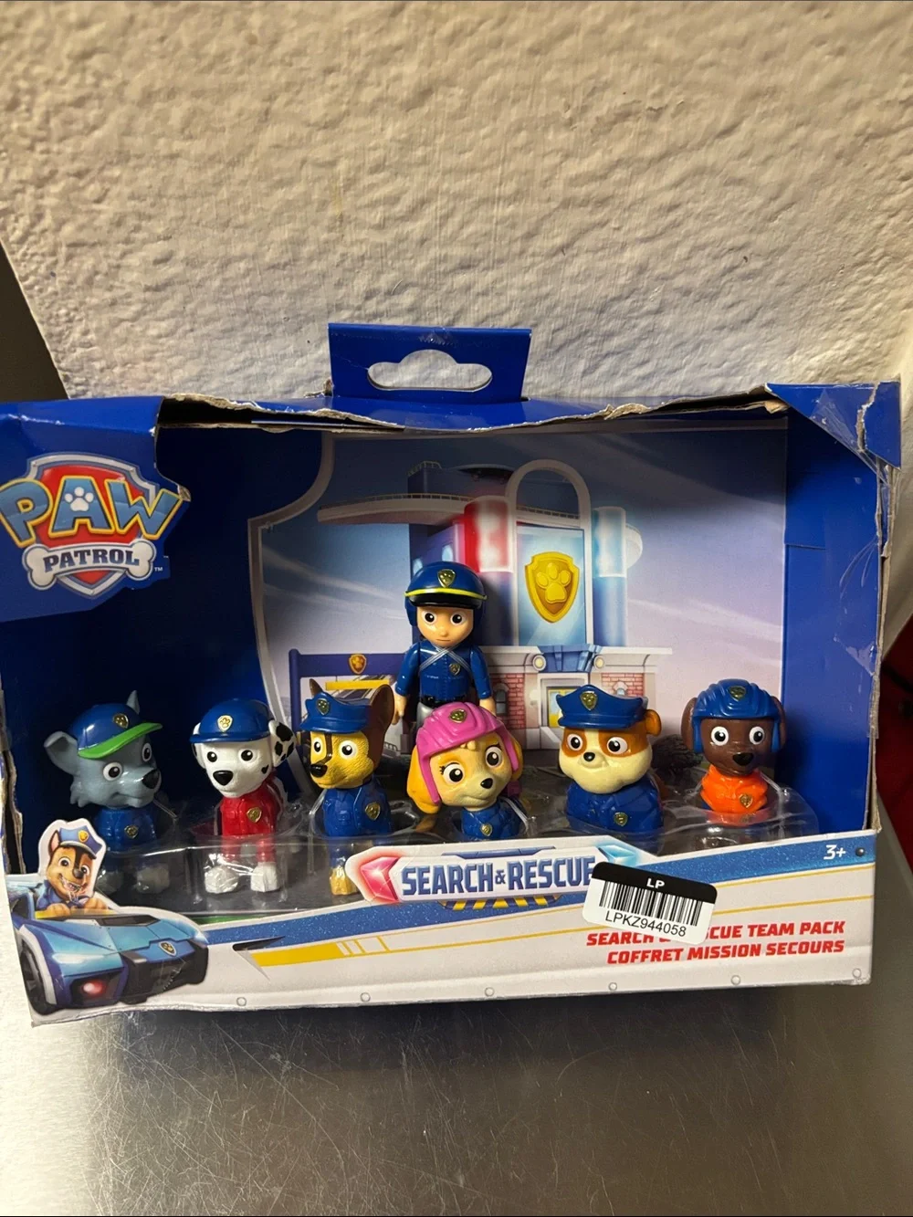 Police Rescue Action Figure Set - Blue and Pink Figures